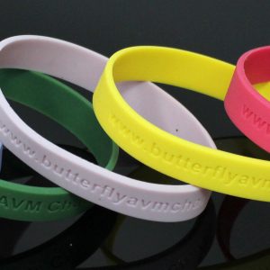 Butterfly AVM Charity Wristbands