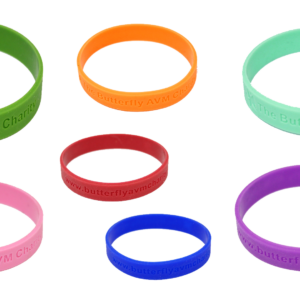 Butterfly AVM Charity Wristbands