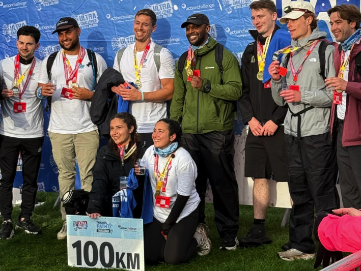 100km walk team